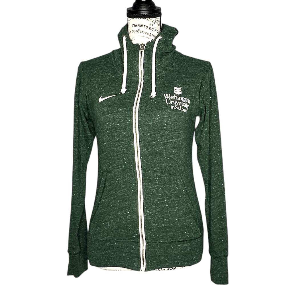 Nike (XS) Washington University St. Louis Full Zip Long Sleeve Hooded Jacket